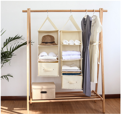 Organizador Colgante de Algodón y Lino para Ropa - Image 10