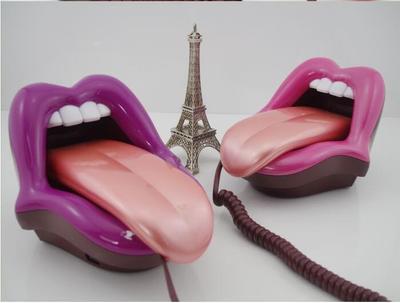 Teléfono Labios Rojos Sexy - Diseño Fashion Retro - Image 6