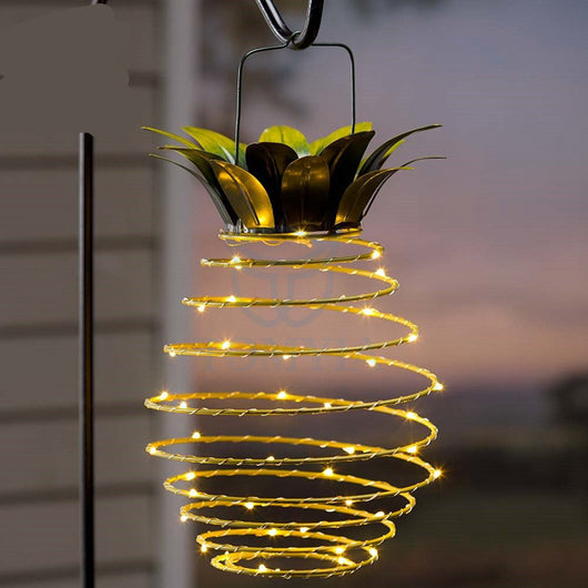 Luces Solares LED Decorativas Piña para Jardín - Iluminación Exterior Impermeable - Image 11