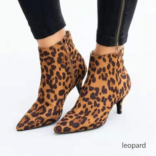 Botas Cortas Nude Talla Grande - Cómodas con Cierre y Diseño Casual - Image 4