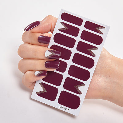 Adhesivos de Uñas Impermeables con Letras - Cobertura Total - Image 43