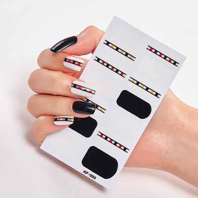 Adhesivos de Uñas Impermeables con Letras - Cobertura Total - Image 49