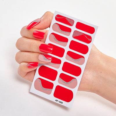 Adhesivos de Uñas Impermeables con Letras - Cobertura Total - Image 3