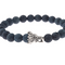 China Estilo Pattern Cylindrical Accessories Alloy Lead Color Volcanic Stone Blanco Pine Stone Bracelet Dark Verde dragon head
