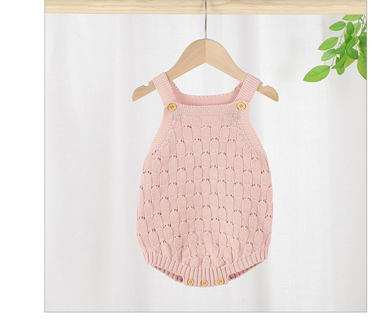 Vestido Tipo Cabestrillo de Punto de Algodón para Bebé - Image 9