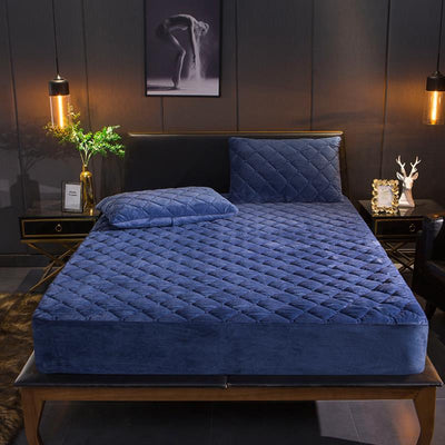Funda Acolchada de Terciopelo Crystal para Cama Simmons - Protección Térmica y Antideslizante - Image 9
