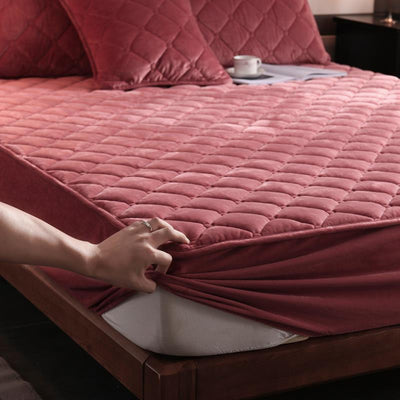 Funda Acolchada de Terciopelo Crystal para Cama Simmons - Protección Térmica y Antideslizante - Image 11