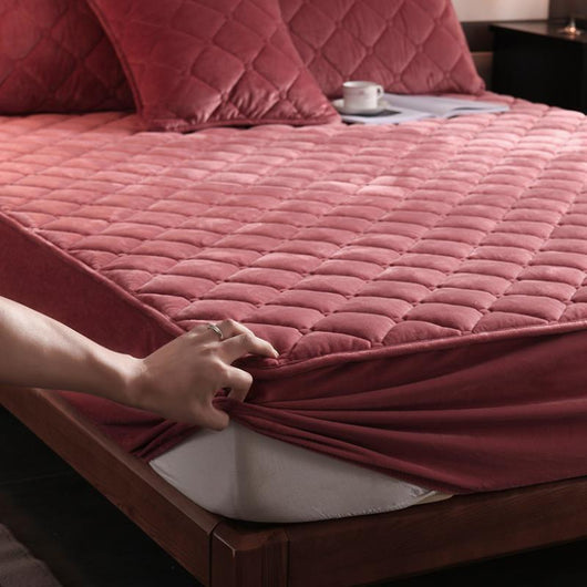 Funda Acolchada de Terciopelo Crystal para Cama Simmons - Protección Térmica y Antideslizante - Image 11