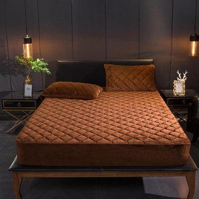 Funda Acolchada de Terciopelo Crystal para Cama Simmons - Protección Térmica y Antideslizante - Image 14