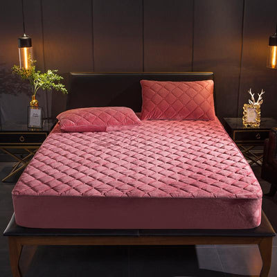 Funda Acolchada de Terciopelo Crystal para Cama Simmons - Protección Térmica y Antideslizante - Image 5