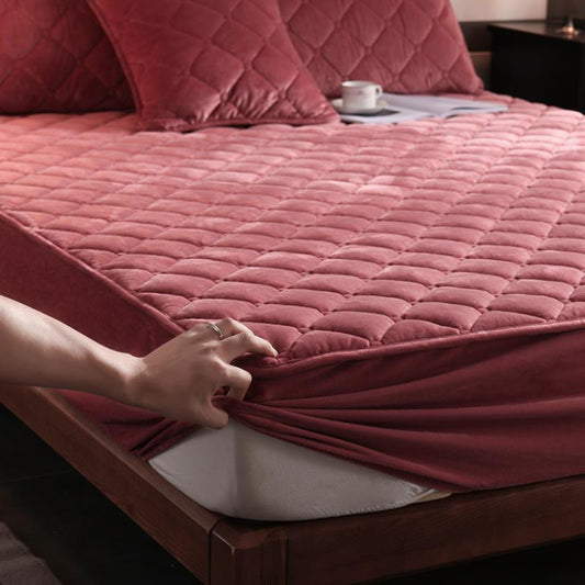 Funda Acolchada de Terciopelo Crystal para Cama Simmons - Protección Térmica y Antideslizante - Image 2