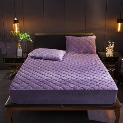 Funda Acolchada de Terciopelo Crystal para Cama Simmons - Protección Térmica y Antideslizante - Image 4