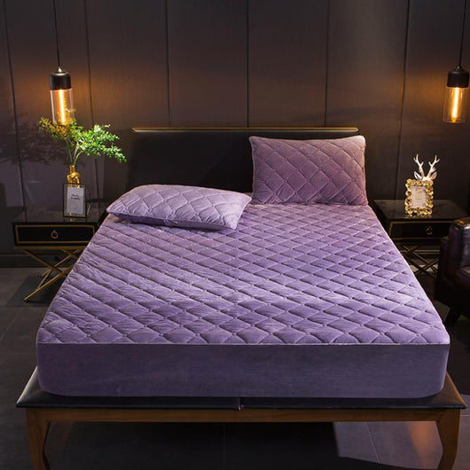 Funda Acolchada de Terciopelo Crystal para Cama Simmons - Protección Térmica y Antideslizante - Image 4