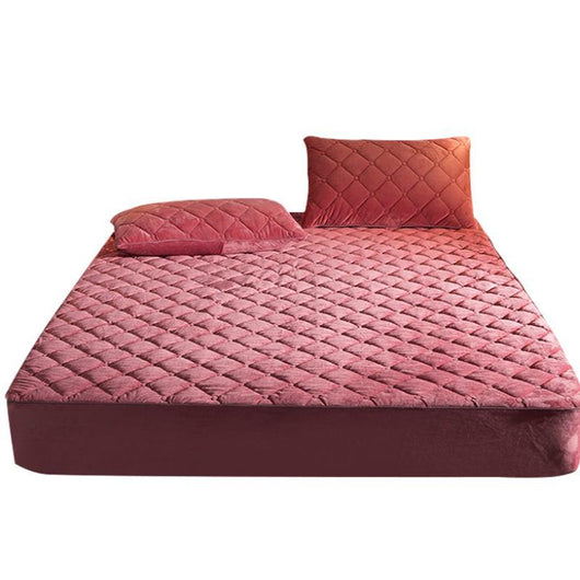 Funda Acolchada de Terciopelo Crystal para Cama Simmons - Protección Térmica y Antideslizante - Image 3