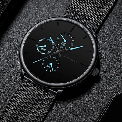 Reloj Elegante para Hombre con Malla Ultra Fina - Image 2