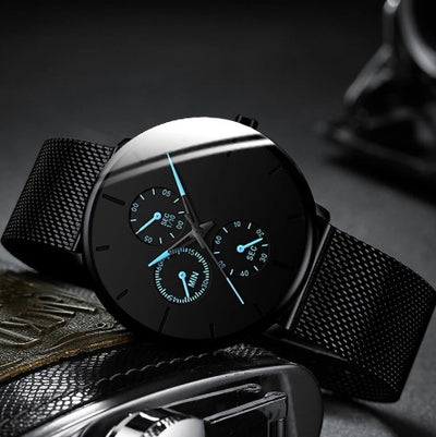 Reloj Elegante para Hombre con Malla Ultra Fina - Image 4