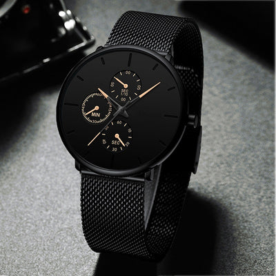 Reloj Elegante para Hombre con Malla Ultra Fina - Image 5
