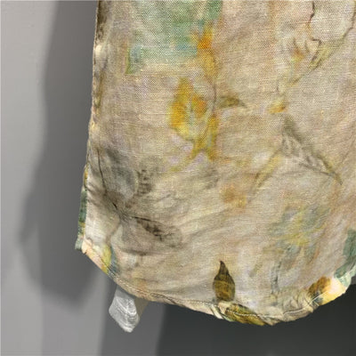 Camisa de Lino Hombre Manga Corta Cinco Puntos Ultraliviana - Image 10