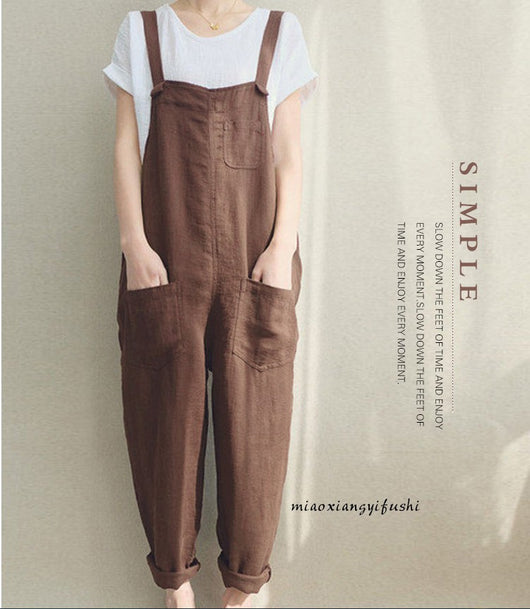 Pantalones Casuales de Lino y Algodón para Primavera y Verano - Talla Grande Transpirable - Image 12
