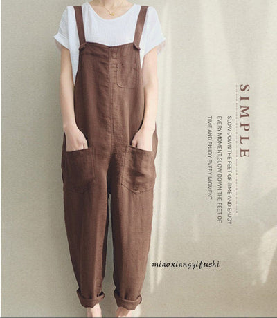 Pantalones Casuales de Lino y Algodón para Primavera y Verano - Talla Grande Transpirable - Image 2