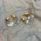 Aretes U Modernos de Resina Transparente - Diseño Exquisito y Personalidad