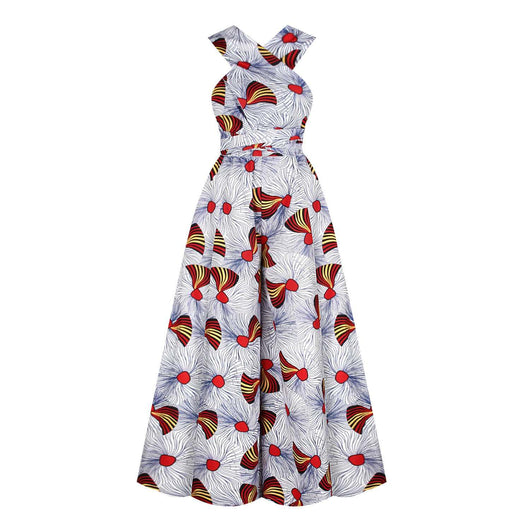 Jumpsuit Étnico Africano de Encaje para Verano - Image 9