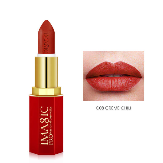 Labial Mate Tubo Rojo de Larga Duración - Image 9
