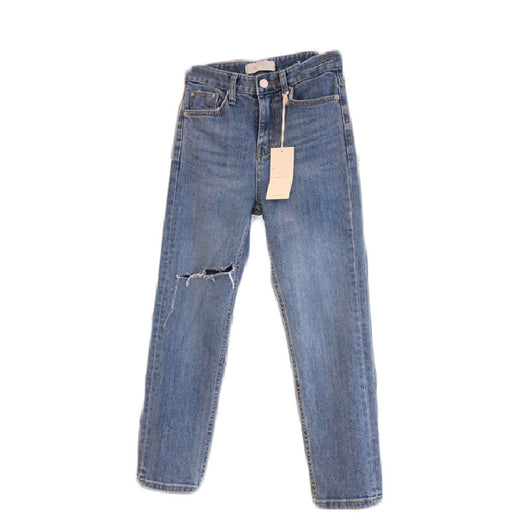 Pantalones Vaqueros Rotos de Cintura Alta Slim Fit - Diseño Casual Versátil - Image 7