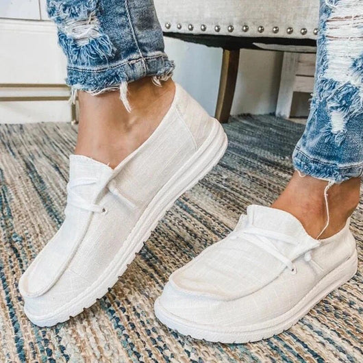 Zapatos de Lona Cómodos Ultraligeros para Mujer Talla Grande - Image 9