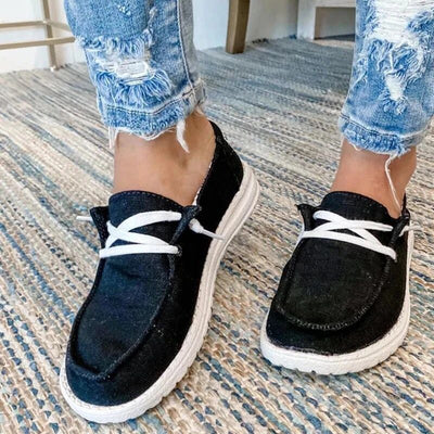 Zapatos de Lona Cómodos Ultraligeros para Mujer Talla Grande - Image 3