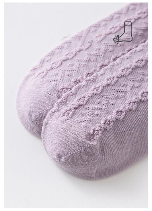 Calcetines Retro de Conejo Algodón Puro para Mujer - Largo Medio Primavera Verano - Image 14