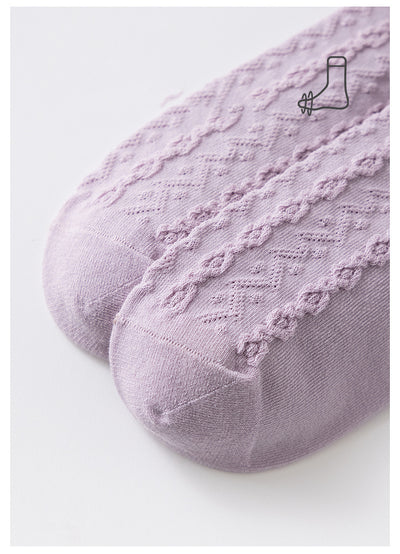 Calcetines Retro de Conejo Algodón Puro para Mujer - Largo Medio Primavera Verano - Image 3