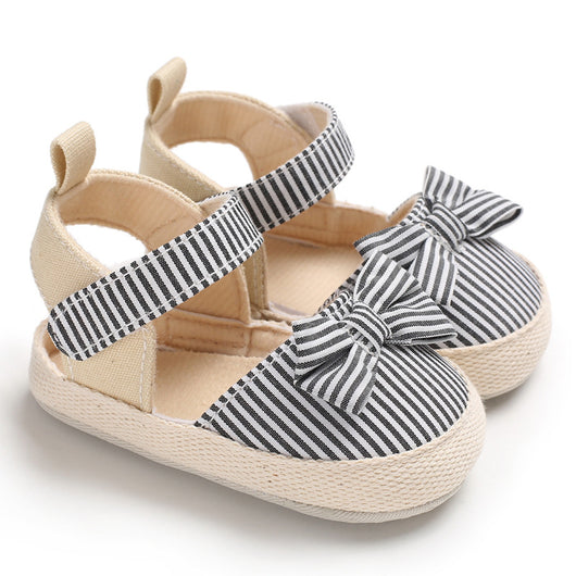 Zapatos Princesa para Bebé Niña 0-1 Año con Suela Suave y Moño - Image 6