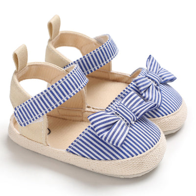 Zapatos Princesa para Bebé Niña 0-1 Año con Suela Suave y Moño - Image 3