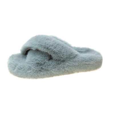 Pantuflas de Felpa Cruzadas para Mujer - Image 9