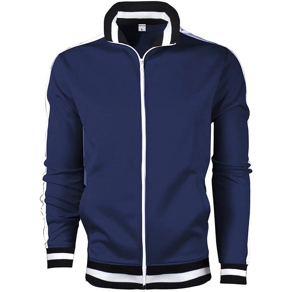 Cardigan Casual de Cuello Parado para Hombre - Primavera y Otoño