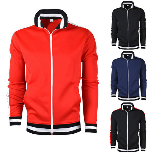 Cardigan Casual de Cuello Parado para Hombre - Primavera y Otoño