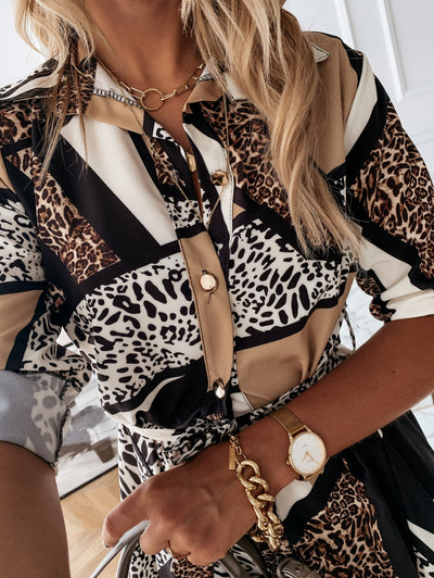 Vestido Corto Estampado para Mujer - Diseño Moderno y Versátil - Image 5