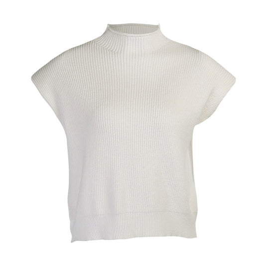 Suéter Cuello Alto Manga Corta para Mujer - Image 4