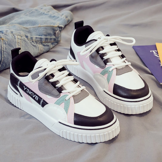 Zapatillas Blancas Deportivas para Mujer - Estilo Casual Tendencia