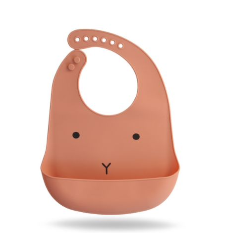 Babero de Silicona Estéreo Impermeable para Bebés