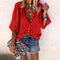 Cardigan Blusa Estampado Multicolor Europeo y Americano