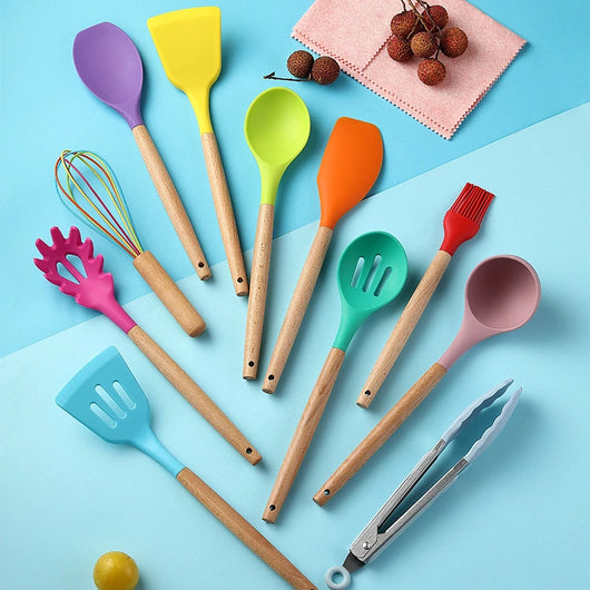 Set de Utensilios de Cocina en Silicona Resistente al Calor - Antiadherente y Duradero - Image 5