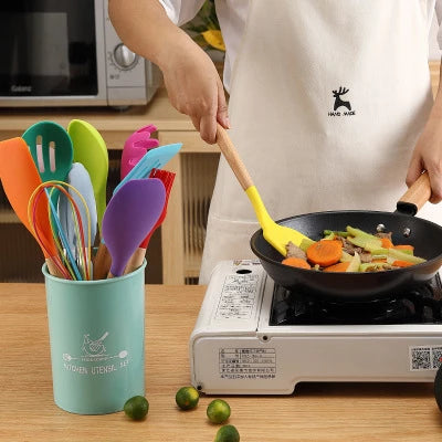Set de Utensilios de Cocina en Silicona Resistente al Calor - Antiadherente y Duradero - Image 4