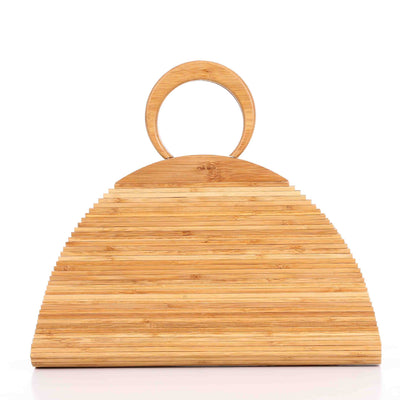 Bolso Clutch Tejido a Mano en Raíz de Bambú - Bolsa Natural Artesanal - Image 5
