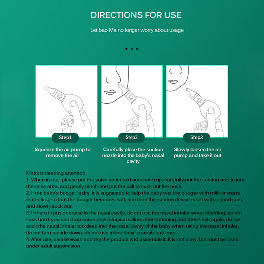 Aspirador Nasal de Silicona para Bebés - Image 17