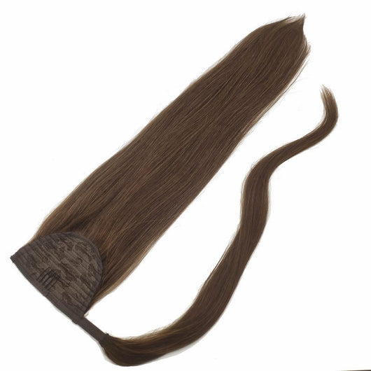 Extensión de Cabello Natural con Coleta Velcro - Peluca Larga sin Costuras - Image 3
