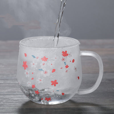 Juego de Taza para Té de Flores de Cerezo en Vidrio Borosilicato - Image 11