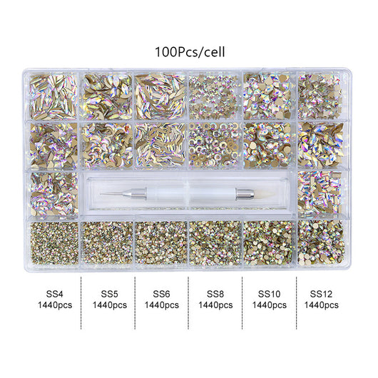 Kit Completo de Joyería y Decoración de Uñas con Cristales - Image 7