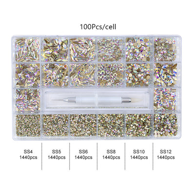 Kit Completo de Joyería y Decoración de Uñas con Cristales